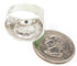 Gaspeite And Silver Jewelry Southwest Ring Size 7-1/4 YS61550